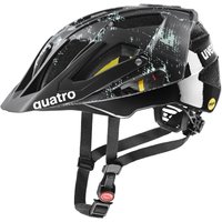 uvex Quatro cc MIPS Fahrradhelm (52-57 cm, 06 black/jade matt)