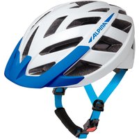Alpina Panoma 3.0 Fahrradhelm (52-57 cm, 66 white/blue gloss)