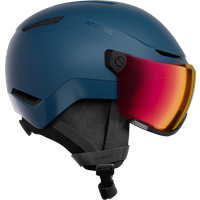 Atomic Revent Visor Photo Skihelm (55-59 cm, deep ocean)