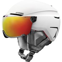 Atomic Savor Amid Visor HD Visier Skihelm (55-59 cm, white)