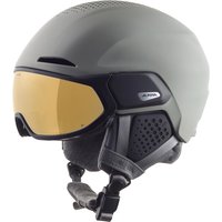 Alpina Alto Q-Lite Visier Skihelm (51-55 cm, 34 moon/grey matt (gold))