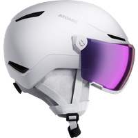 Atomic Revent Visor Stereo Skihelm (59-63 cm, white heather)