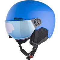 Alpina Zupo Visor Kinderskihelm (51-55 cm, 80 blue matt)