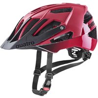 uvex Quatro cc Fahrradhelm (52-57 cm, 03 red/black matt)