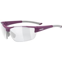 uvex Sportstyle 612 Variomatic light Sportbrille (6690 purple matt, variomatic smoke)
