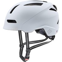 uvex Urban Planet LED Fahrradhelm (54-58 cm, 02 cloud matt)