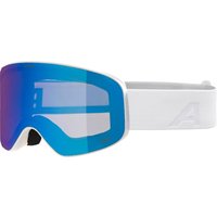 Alpina Slope Q-Lite Skibrille (814 white matt, Scheibe: Q-Lite blue (S2))
