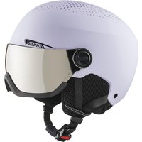 Alpina Arber Visier Skihelm (51-55 cm, 51 lilac matt)