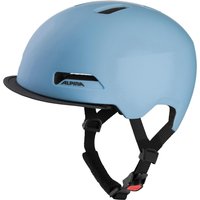 Alpina Brooklyn Fahrradhelm (52-57 cm, 41 smoke/blue matt)