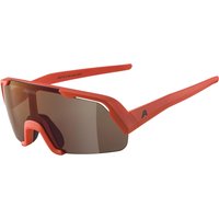 Alpina Rocket Youth Q-Lite Sportbrille (042 pumkin/orange matt, Scheibe: Q-Lite red mirror (S3))