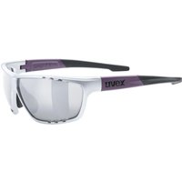 uvex Sportstyle 706 Sportbrille (4316 silver/plum matt, litemirror silver (S3))