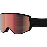 Alpina Venet M Q-Lite Skibrille (832 black matt, Scheibe: red (S2))