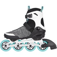 Firefly 350 W84 Damen Inlineskate (39.0, 900 white/greydark/turquoise)