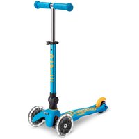 Micro Mini Deluxe Foldable LED Kinderkickboard (ocean blue)