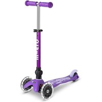 Micro Mini Deluxe Foldable LED Kinderkickboard (purple)