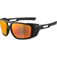 Alpina Skywalsh CM Sportbrille (032 black matt, Scheibe: red mirror (S4))