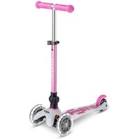 Micro Mini Deluxe Foldable Orion LED Kinderkickboard (pink)