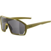 Alpina Bonfire Sportbrille (472 olive matt, Scheibe: black (S3))