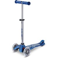 Micro Mini Deluxe Glitter LED Kinderkickboard (navy blue, Galaxy)