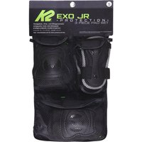 K2 Exo Pad Protektorenset Junior (XS, black/green)