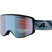 Alpina Venet M Quattroflex Skibrille (833 black/blue matt, Scheibe: blue (S2))
