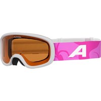 Alpina Piney 2.0 Skibrille (413 white/pink matt, Scheibe: orange (S2))
