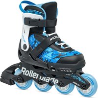 Rollerblade Microblade SL Kids Inlineskate (33.0-36.5, black/skyblue)