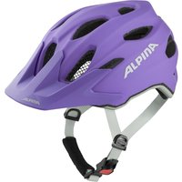 Alpina Carapax Jr. Flash Fahrradhelm (51-56 cm, 55 purple matt)