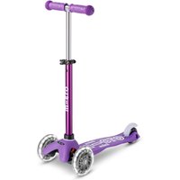 Micro Kinderkickboard Mini Deluxe LED (purple)