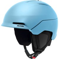 Alpina Nax Skihelm (51-55 cm, 46 smoke/blue matt)