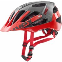 uvex Quatro Fahrradhelm (52-57 cm, 23 grey/red)