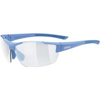 uvex Sportstyle 612 Variomatic light Sportbrille (4490 lightblue matt, variomatic smoke)