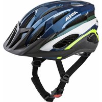 Alpina MTB 17 Fahrradhelm (58-61 cm, 81 darkblue/neon gloss)