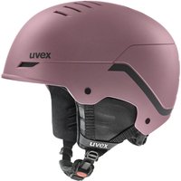 uvex Wanted Skihelm (58-61 cm, 60 bramble/black stripes matt)