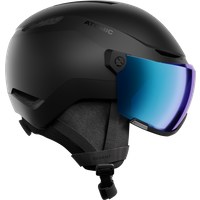 Atomic Revent Visor Stereo Skihelm (63-65 cm, black)