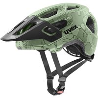 uvex React Jr. Fahrradhelm (52-56 cm, 08 moss green/altimeter matt)
