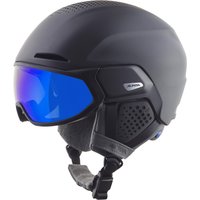 Alpina Alto Q-Lite Visier Skihelm (51-55 cm, 31 charcoal/rose matt)