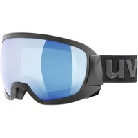 uvex Contest Full Mirror Skibrille (2026 black mat, mirror blue/clear (S2))