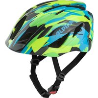 Alpina Pico Kinder Fahrradhelm (50-55 cm, 45 neon/green blue gloss)