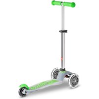 Micro Mini Deluxe Flux LED Kinderkickboard (neon green)