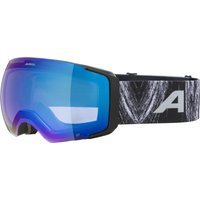 Alpina Falera MAG Q Skibrille Klickscheibe (832 black glacier matt, Scheibe: blue (S2) / pink (S1))