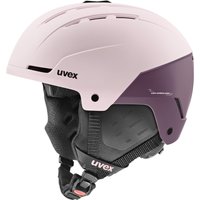 uvex Stance Skihelm (51-55 cm, 18 powder/plum matt)