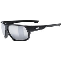 uvex Sportstyle 238 Sportbrille (2216 black matt, mirror silver (S3))