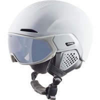 Alpina Alto Q-Lite Visier Skihelm (51-55 cm, 10 white matt)