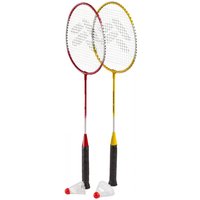 TecnoPro Badminton Schlägerset Speed 200 (181 gelb)