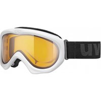 uvex Magic II Skibrille (1029 white, lasergold lite/clear)