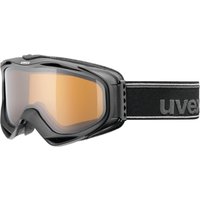 uvex g.gl 300 Polavision Brillenträgerskibrille (2221 black mat, polavision brown/clear (S1))