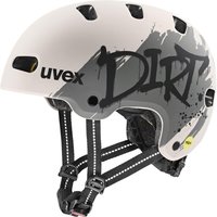uvex Kid 4 Style Mips Kinderfahrradhelm (55-58 cm, 02 dirt warm grey matt)