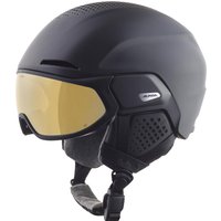 Alpina Alto Q-Lite Visier Skihelm (55-59 cm, 33 black matt (gold))