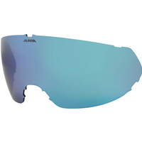 Alpina Ersatzvisier für Alto und Oro QV Visier-Skihelm (920 ice blue, für 51-55 cm)